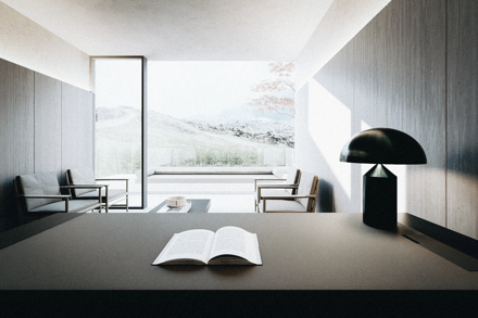 Minimal design for a private villa in Lugano by chiara butti studio