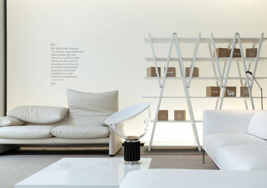 Concept and elaboration of the shops visual book for Cassina by Chiara Butti in collaboration with Lissoni and Partners.