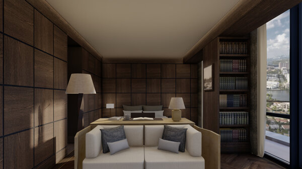Shangri-la apartment design concept saudi arabia