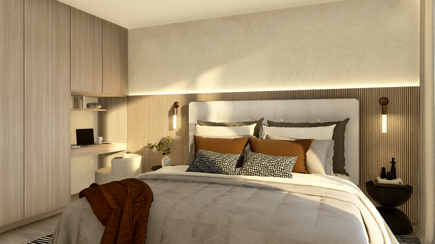 Interior design concept bedroom Milano