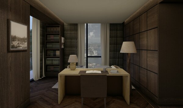 Shangri-la apartment design concept saudi arabia