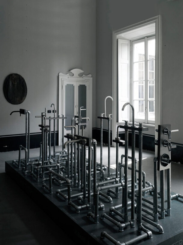 About water installation design week milan 2010