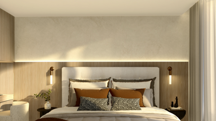 Interior design concept bedroom Milano