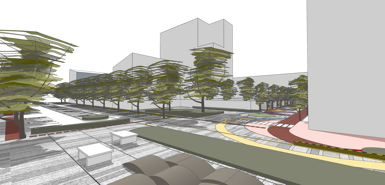 Tactic urbanism concept elaboration Milano city