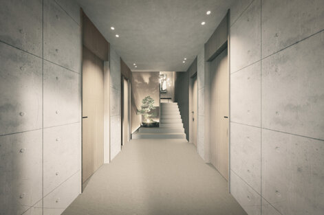 Minimal design for a private villa in Lugano by chiara butti studio