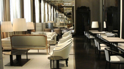 Concept interior design for luxury hotel majestic rome