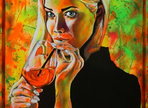 eyJpdCI6IkRpcGludG8gZGkgZG9ubmEgc29ycmlkZW50ZSBjaGUgc29yc2VnZ2lhIHVubyBTcHJpdHogaW50aXRvbGF0byBcIlNwcml0emFuZG8gRmVsaWNpdOBcIiwgZmlybWF0byBNYXNzaW1vIFBhcmF2YW5pIGNvbiBjcm9tYXRpc21vIGVtb3ppb25hbGUifQ==