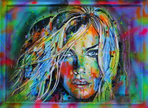 Dipinto di donna intitolato 