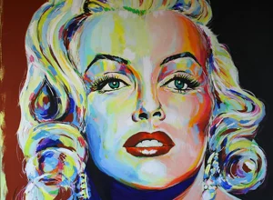 Dipinto di Marilyn Monroe - Massimo Paravani Dipinto di Marilyn Monroe - Massimo Paravani