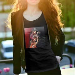 T-Shirt donna con il mio quadro in acrilico sul Flamenco. Acquistala sul mio Store Massimo Paravani Art Gallery