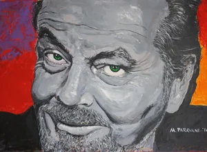 Dipinto di Jack Nicholson - Massimo Paravani Dipinto di Jack Nicholson - Massimo Paravani