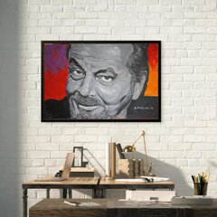 Stampa in alta definizione su tela del mio dipinto della star Jack Nicholson