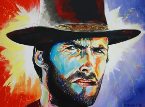 Ritratto di Clint Eastwood - Massimo Paravani Ritratto di Clint Eastwood - Massimo Paravani