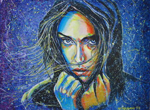 Ritratto femminile dinamico intitolato 