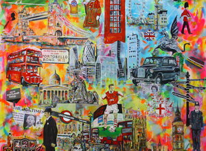 Dipinto dell'anima di Londra dipinto da Massimo Paravani con cromatismo emozionale Dipinto dell'anima di Londra dipinto da Massimo Paravani con cromatismo emozionale