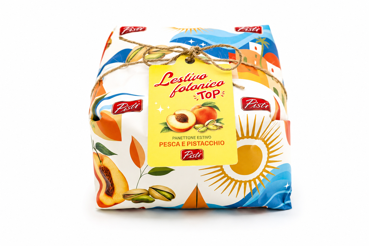 Il panettone va in vacanza: Pist&igrave; firma l&rsquo;estate con &ldquo;Lestivo Fotonico TOP&rdquo;