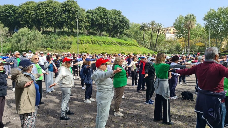 Oltre 400 partecipanti a Villa Bellini per Movimento e Sana Alimentazione: Insieme è Meglio!