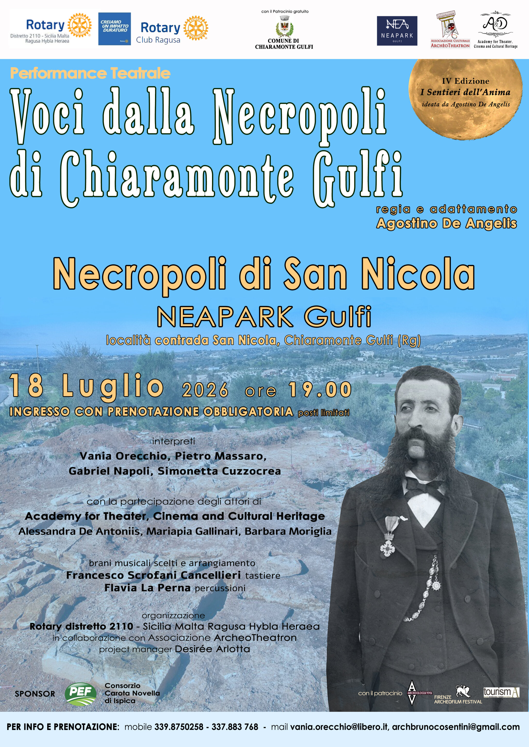 “Voci dalla Necropoli”: la storia prende vita a Chiaramonte Gulfi “Voci dalla Necropoli”: la storia prende vita a Chiaramonte Gulfi