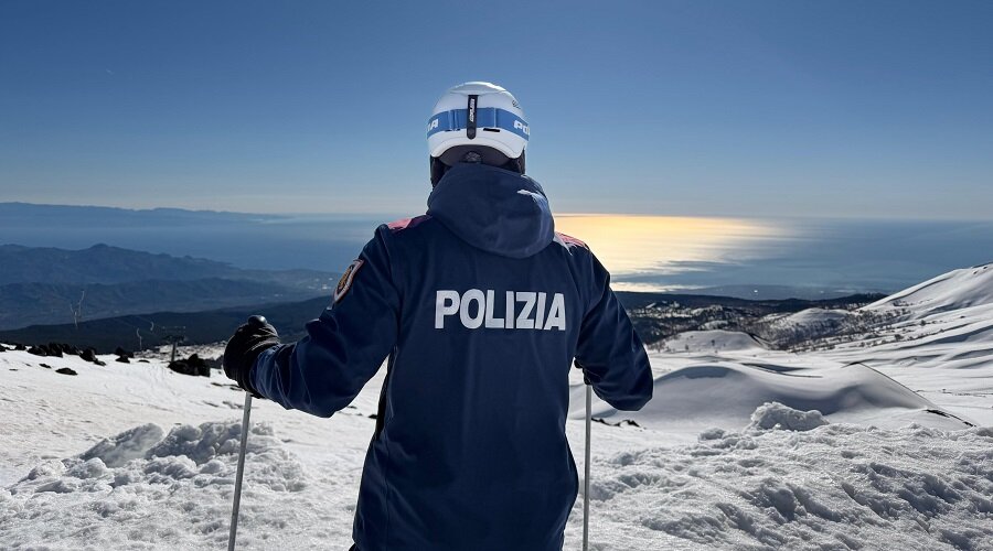 Bilancio della Polizia di Stato sull’attività di soccorso e controllo sulle piste sciistiche dell’Etna