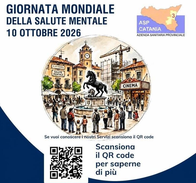 Asp Catania, tre voci speciali per la Giornata Mondiale della Salute Mentale del 10 ottobre