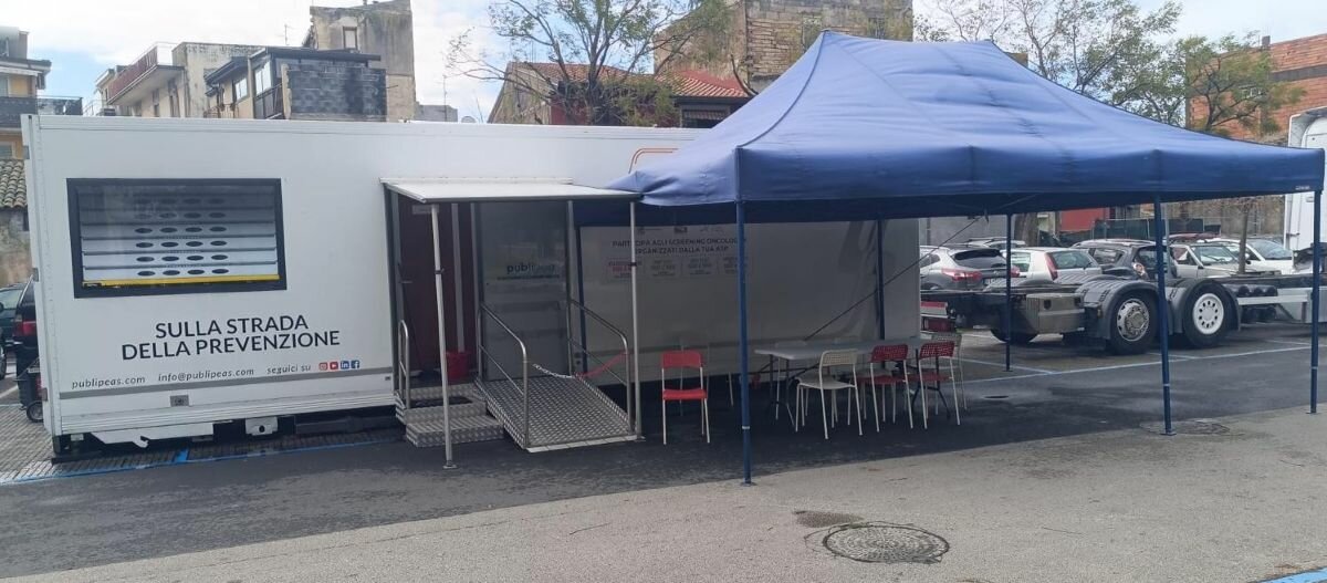 Asp di Catania. Camper della Prevenzione, nuove tappe nei Comuni