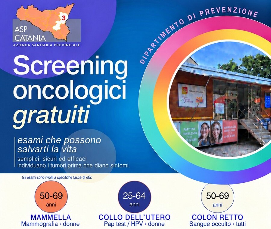 Prevenzione oncologica, il 30 settembre screening gratuiti nel Camper dell&rsquo;ASP
