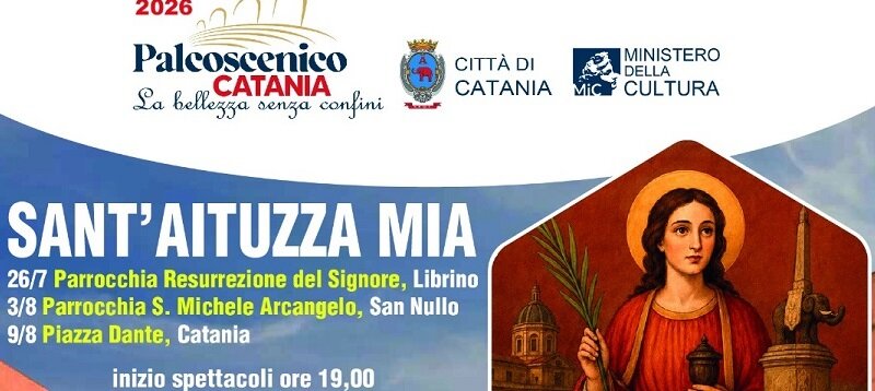 Debutta il 26 luglio a Librino 'Sant'Aituzza Mia' di Salvatore Greco e Turi Giordano