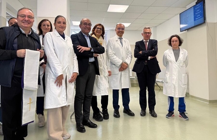 Oncologia Policlinico, inaugurata nuova area accettazione