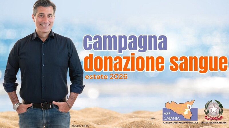 Donazione sangue, estate 2026, Prefettura e Asp di Catania rinnovano l’appello alla cittadinanza Donazione sangue, estate 2026, Prefettura e Asp di Catania rinnovano l’appello alla cittadinanza