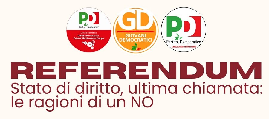 Il 5 marzo incontro su "Referendum - Stato di diritto, ultima chiamata: le ragioni di un NO"