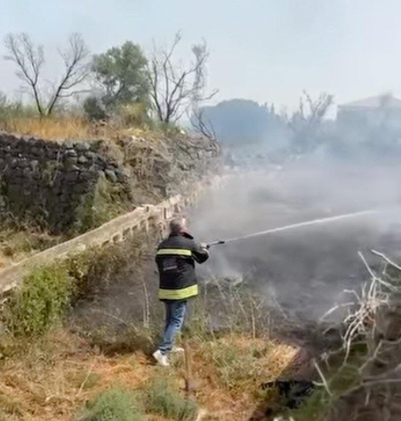 A Misterbianco intervento Vigili del Fuoco salva casa dalle fiamme