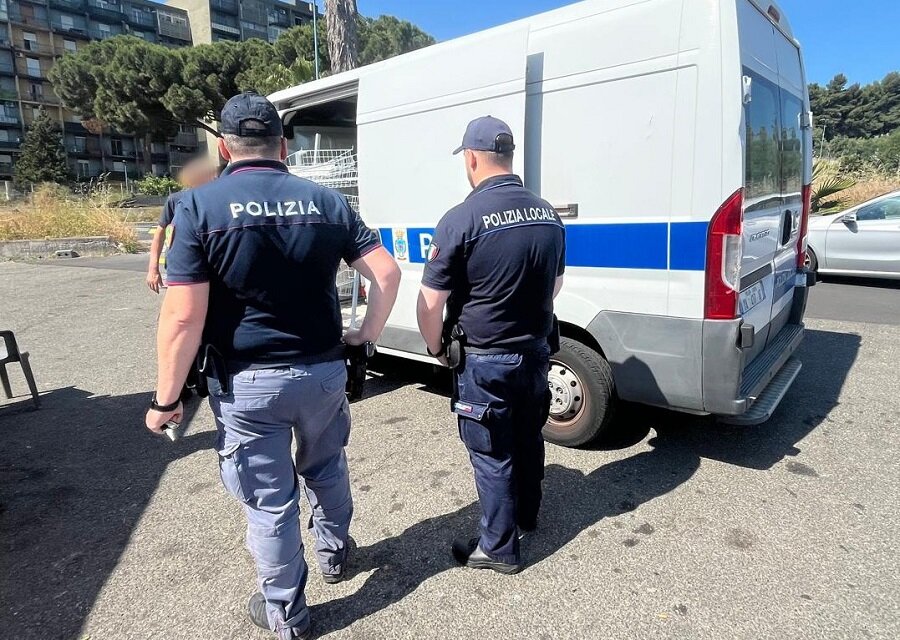 Controlli coordinati dalla Polizia di Stato nel quartiere San Giorgio