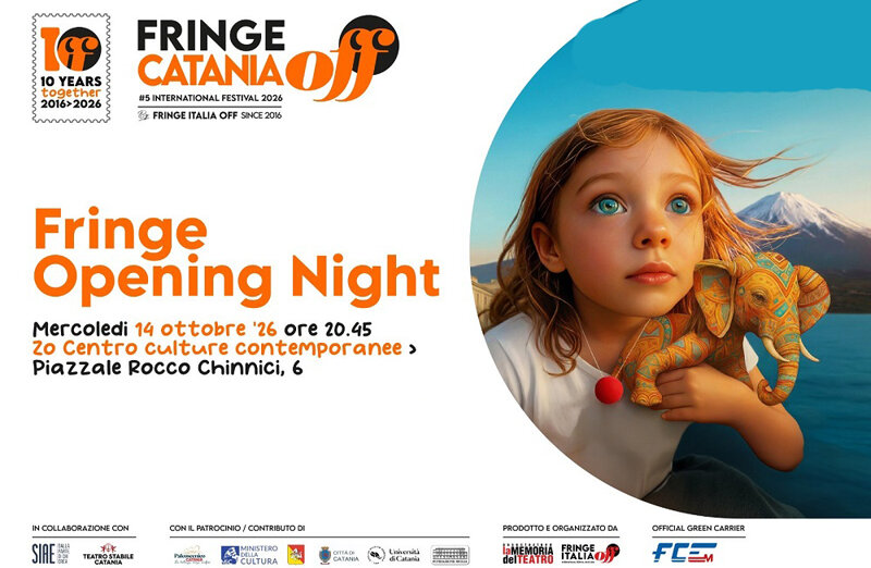 Il 14 ottobre a Zo di Catania la serata 'Fringe Opening Night'