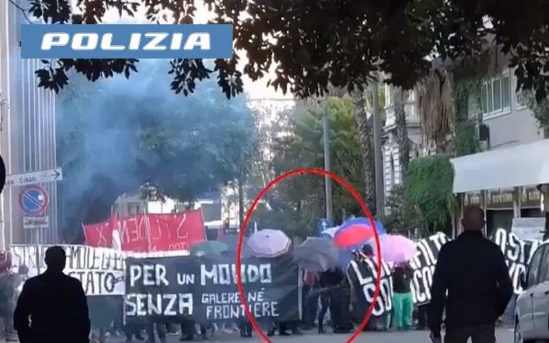 Disordini in un corteo a Catania nel maggio 2025