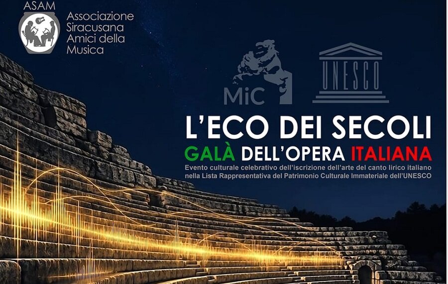 Al Teatro Greco di Siracusa il 26 luglio Gran Gala Lirico Unesco