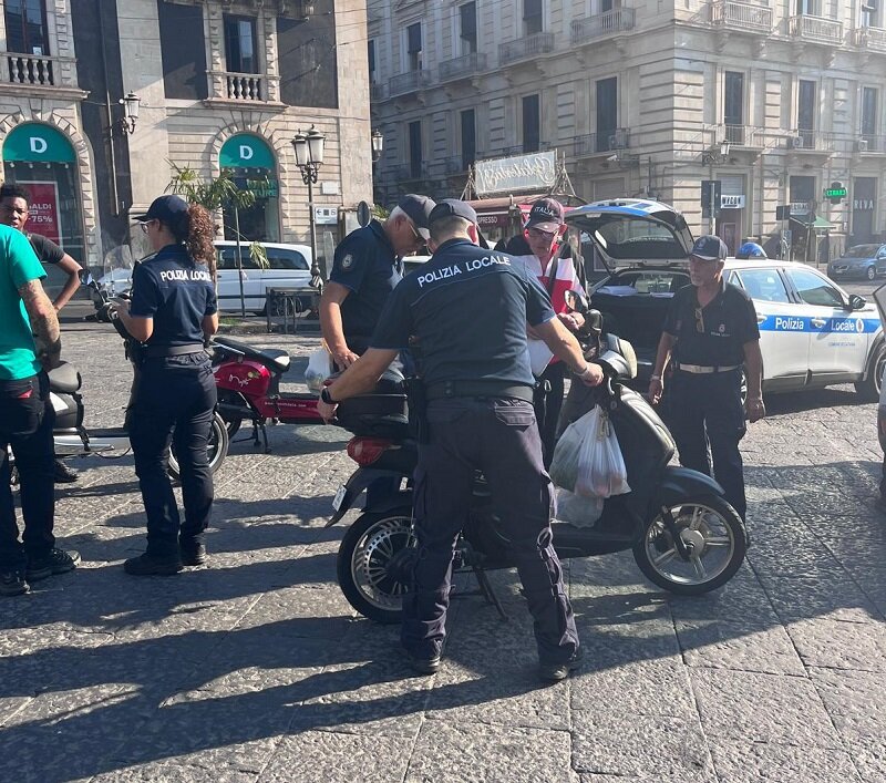 Polizia Locale, 55 verbali tra San Giovanni Li Cuti e Lungomare