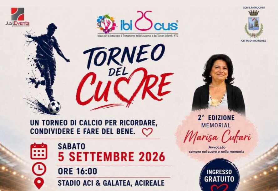 'Torneo del Cuore': ad Acireale in campo per un abbraccio ai bambini 'Torneo del Cuore': ad Acireale in campo per un abbraccio ai bambini