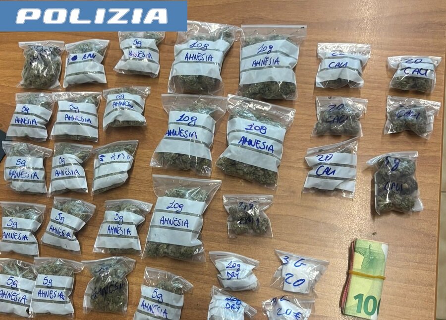 Quindicenne arrestato dalla Polizia di Stato per spaccio