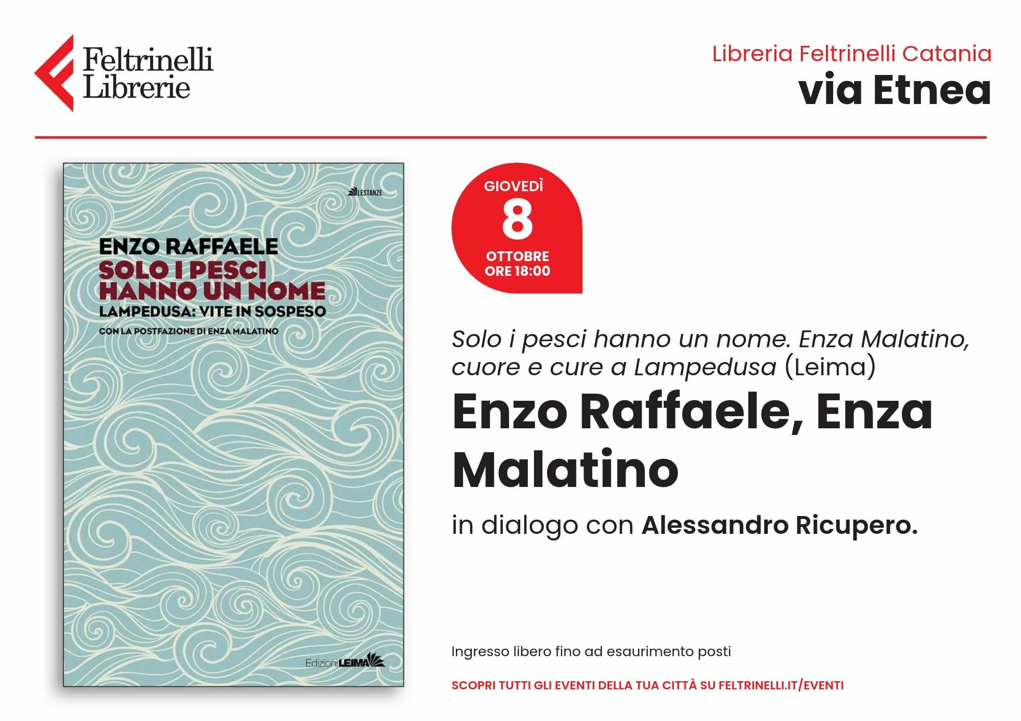 'Solo i pesci hanno un nome. Lampedusa: vite in sospeso' del giornalista Enzo Raffaele