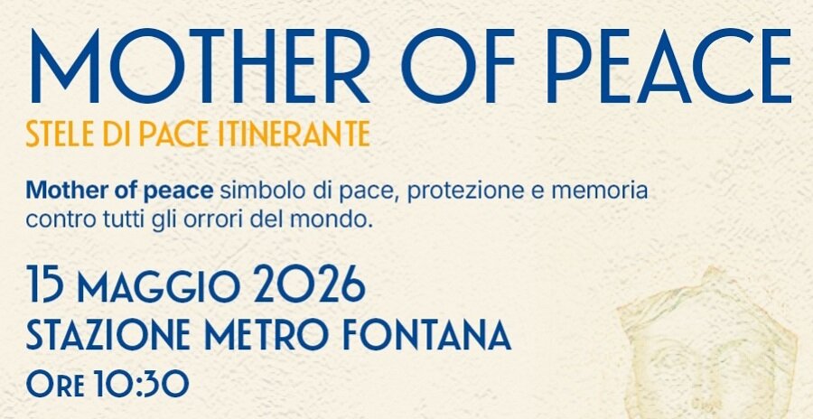 Alla Metro Fontana sar&agrave; inaugurata il 15 maggio la stele per dire No alla guerra
