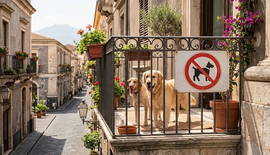 Tutela animali d'affezione, ordinanza sindacale vieta detenzione su balconi e terrazzi nelle ore più calde