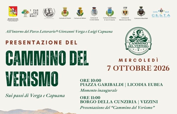 “Cammino del Verismo”: sulle tracce di Verga e Capuana “Cammino del Verismo”: sulle tracce di Verga e Capuana