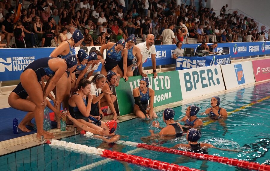 A1 donne-Finale scudetto gara 1, la Sis Roma si impone in casa 12-9 con l'Ekipe Orizzonte