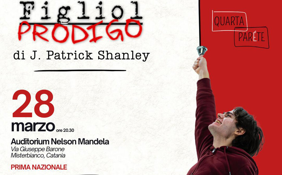 Al Teatro Nelson Mandela di Misterbianco il 28 marzo la pi&egrave;ce Figliol Prodigo