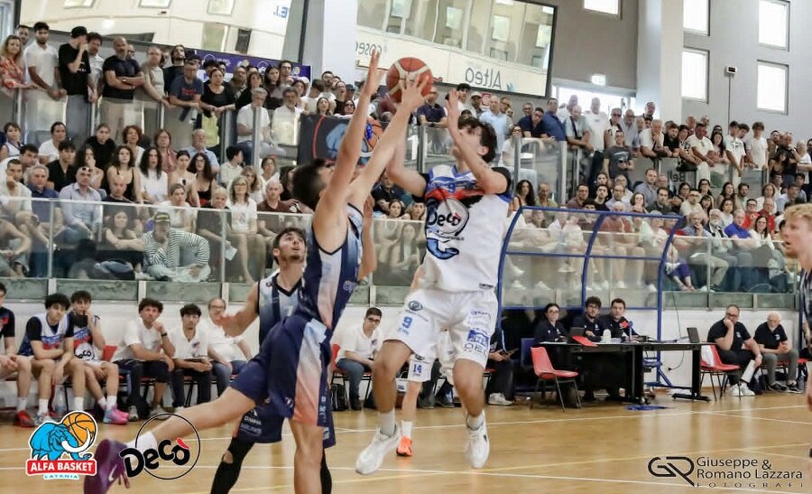 Gara 1 finale play-off, la Dec&ograve; Alfa Catania cede in casa 97-62 al Gela Basket
