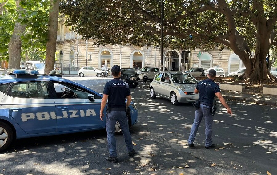 Controllo straordinario, nel Centro storico etneo, coordinato della Polizia di Stato