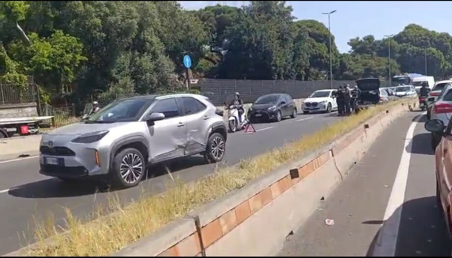 Incidente e traffico sulla Circonvallazione nel III Municipio