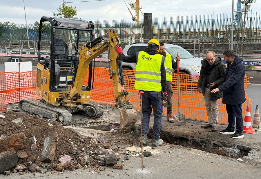 Via Domenico Tempio, al via i lavori per il potenziamento del drenaggio contro gli allagamenti Via Domenico Tempio, al via i lavori per il potenziamento del drenaggio contro gli allagamenti