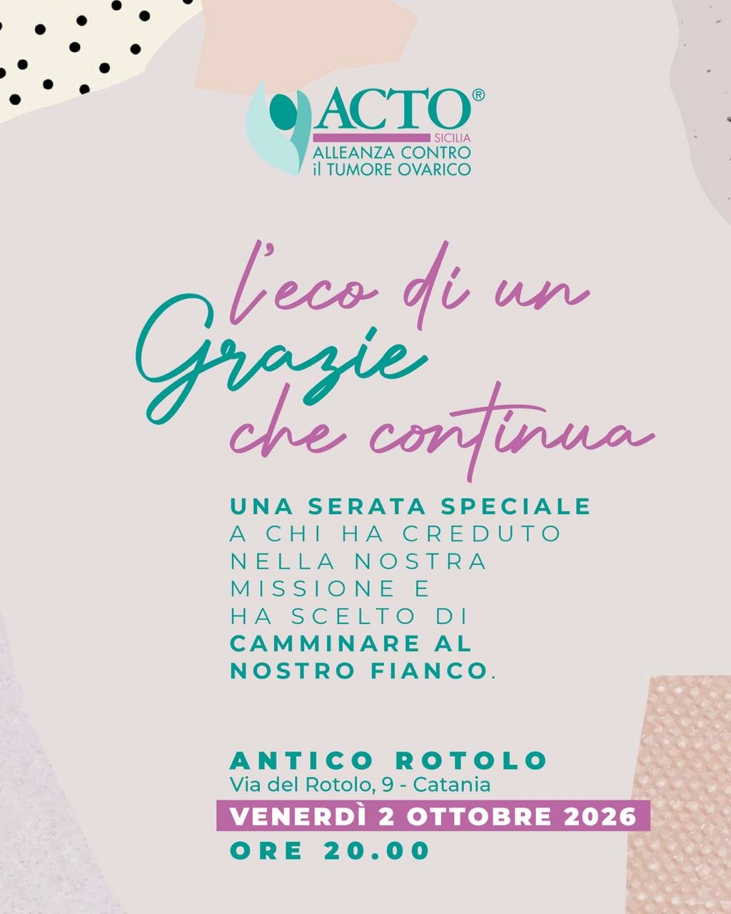 Acto Sicilia celebra la rete di solidariet&agrave; costruita negli anni