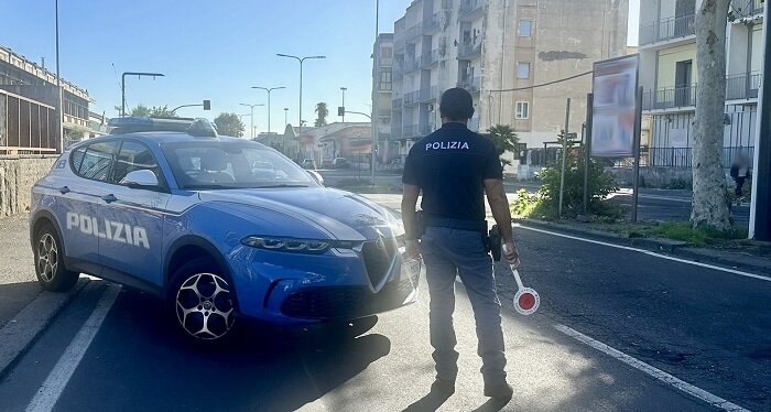 Controlli della Polizia di Stato a San Cristoforo